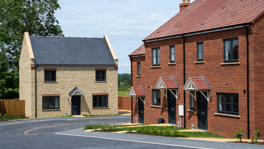 Shared ownership houses built by Grand Union Housing Group