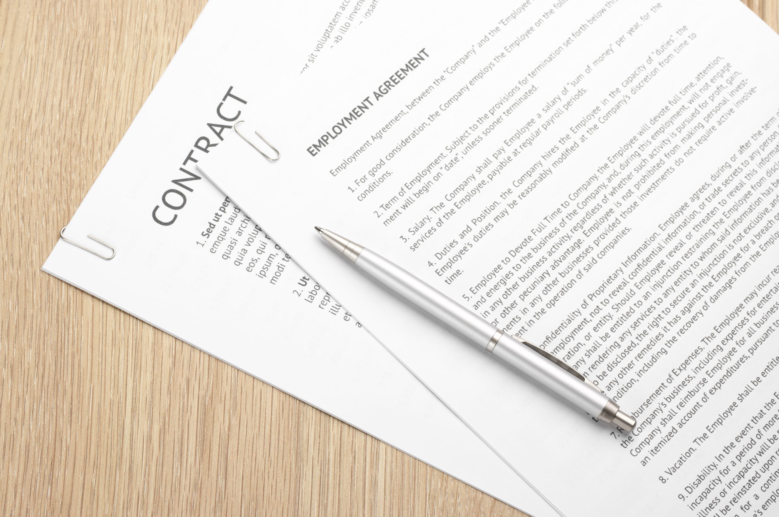 Legal documents